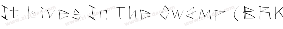 It Lives In The Swamp (BRK)字体转换